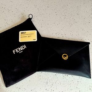 AUTHENTIC Fendi envelope clutch